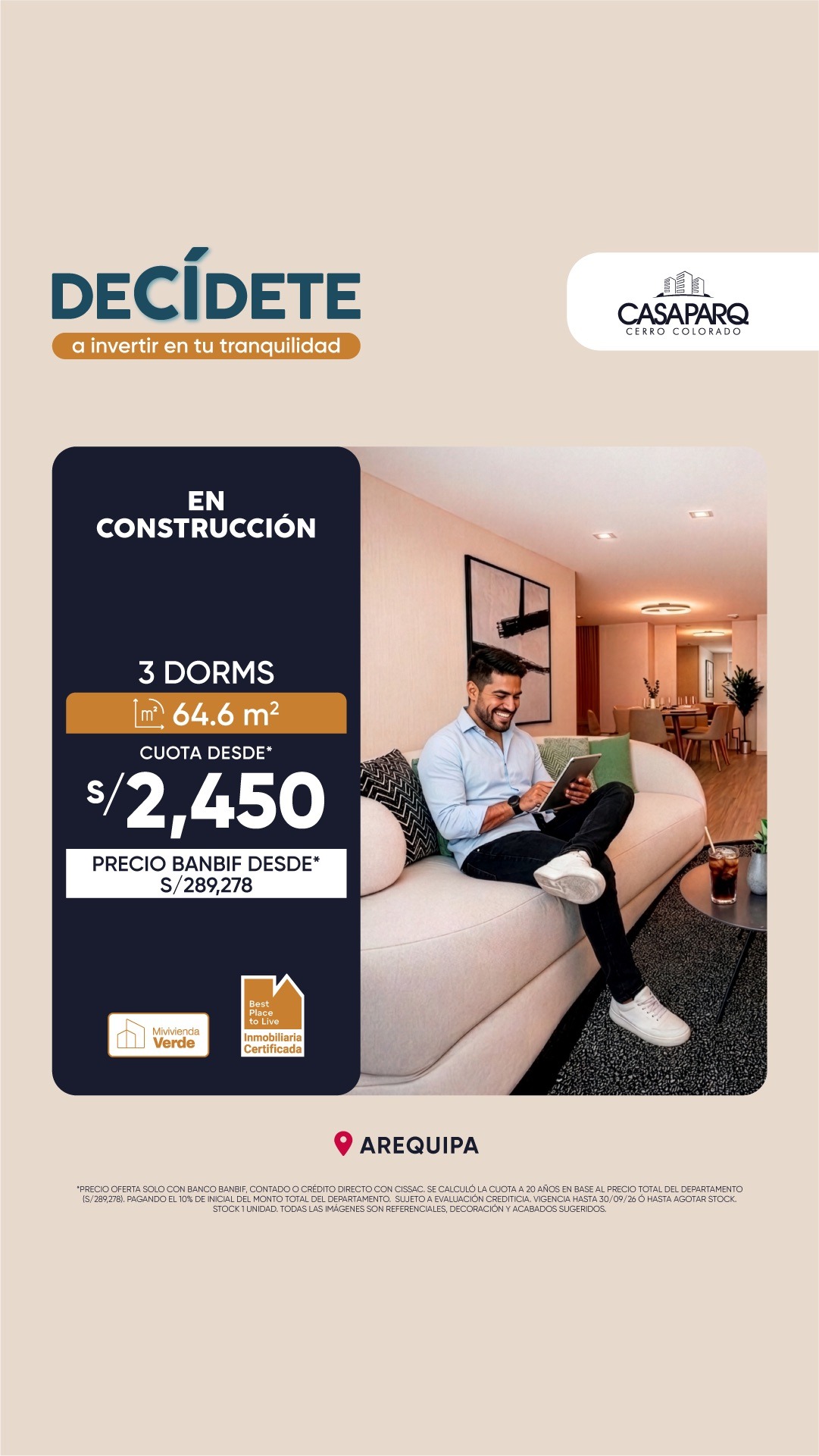 AQP TORRE G 64,6 M2 VERTICAL